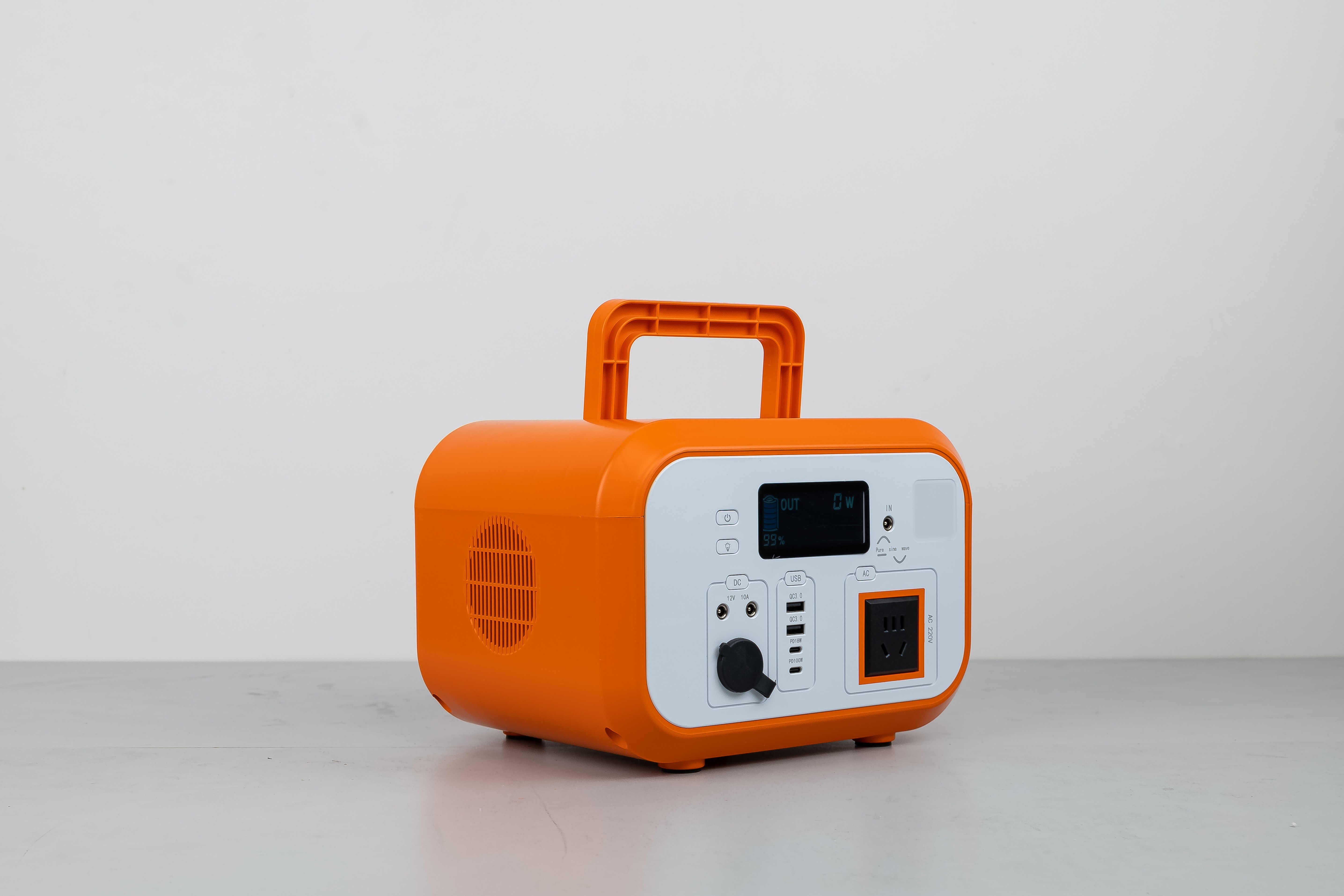 High Efficiency 600WH Solar Portable Power Station 220V Pure Sine Wave AC Outlets With App For Home Backup System