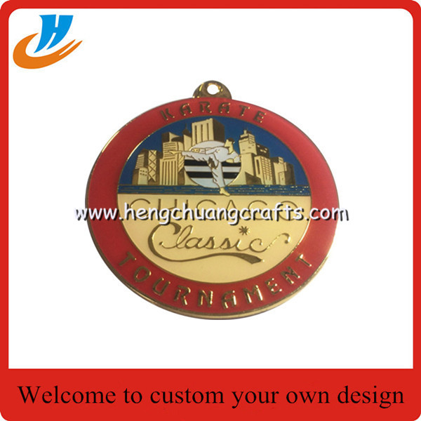 3D metal medal medal awards for souvenir Custom zinc alloy medal with your own design