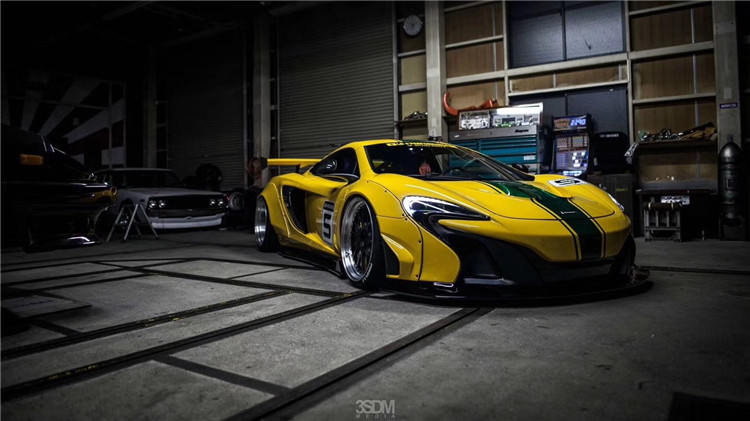 For McLaren 650S 625c Wide-body Kit 650S 625c Upgrades the LB-style Front and Rear Bumper Spoiler Widebody Kit