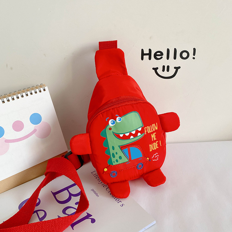 Cartoon Dinosaur Kids Bags Kindergarten Preschool Travel Backpack For Shoulder Cros