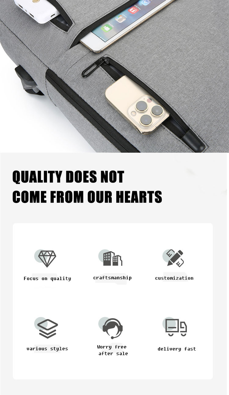 Leisure Unisex Sports Backpacks , Business Men's Computer Bag Customized Logo