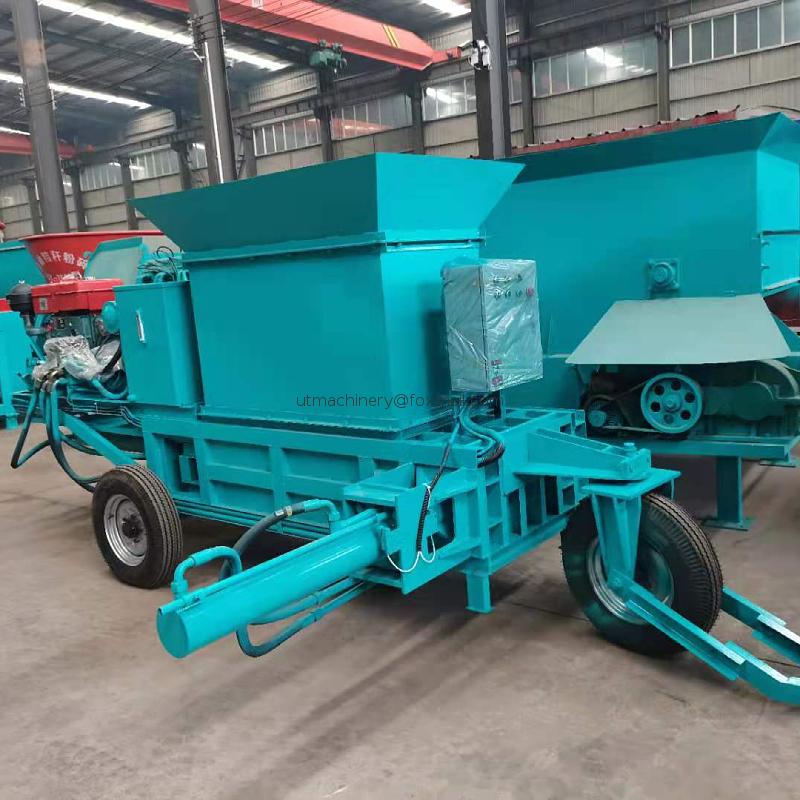 Support Room Space Selection Horizontal Bale Machines for Coconut Fiber Baling