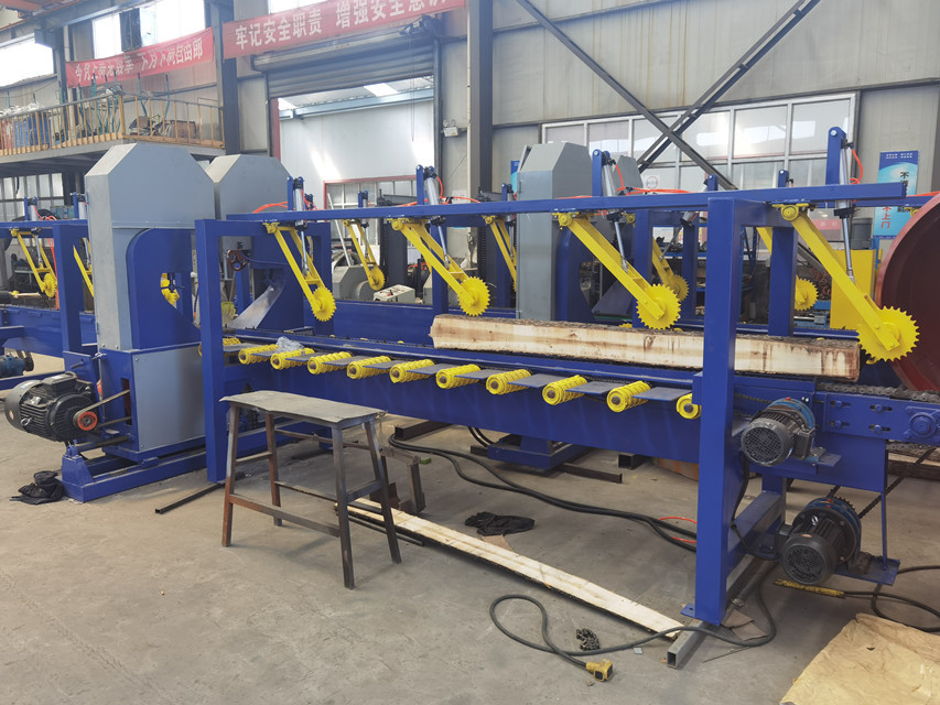Timber Vertical Band Sawmill 700mm Wood Resaw Bandsaw With Touch Screen
