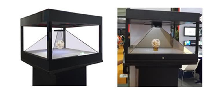4 sides Holographic 3D display /holographic displaying system for jewelry/watch display