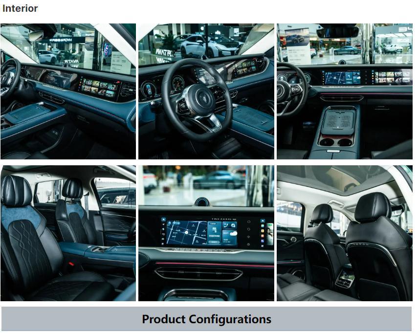 China New Energy Vehicles Hybrid and Full Electric Cars 4WD Dual Motor 2024 Voyah Free for Sale