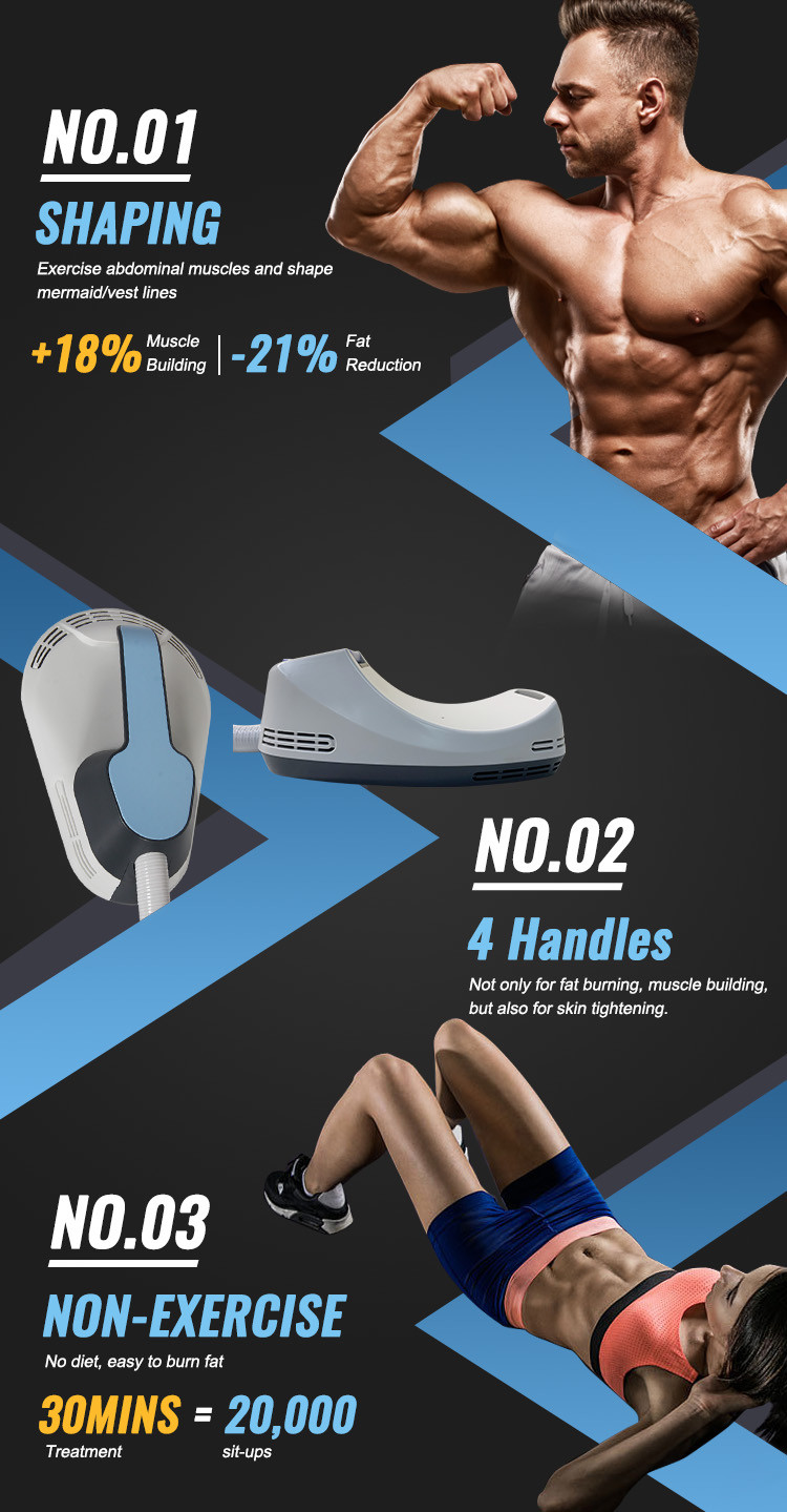 Magnetic Field Fat Sculpting Machine 110V 220V for Muscle Building