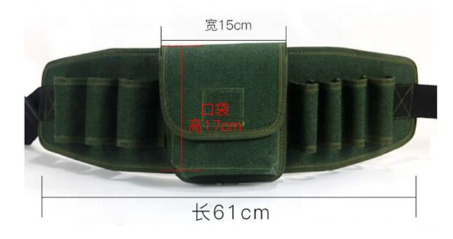 50cm Transmission Line Stringing Tools Canvas Tool Bag Waist Bag Tools Pocket