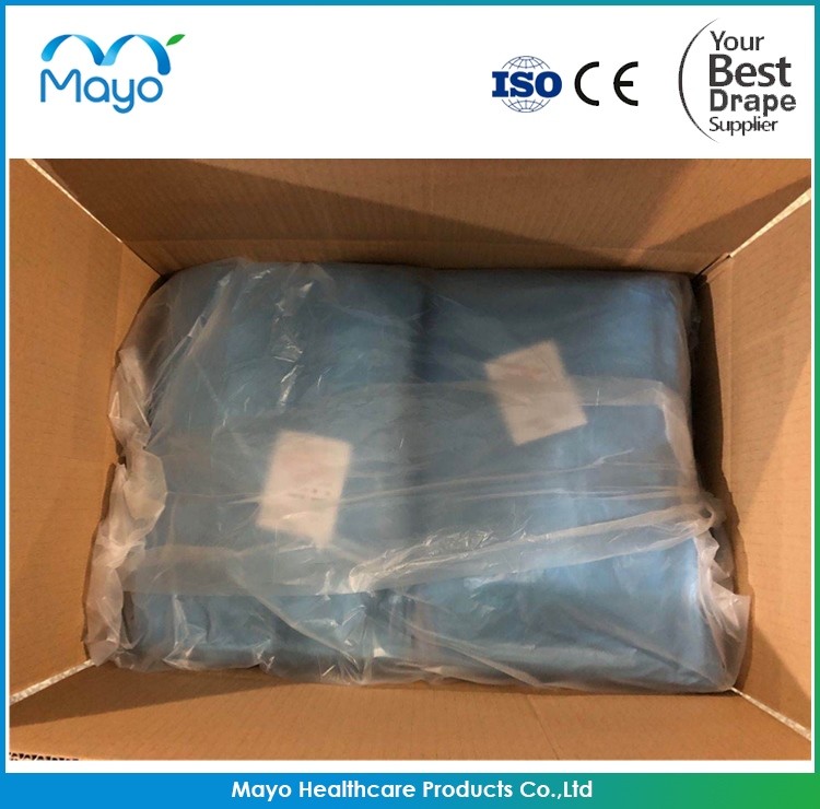 AAMI Level 2 Back Tie Clothing Protective Isolation Gown Breathable Examination