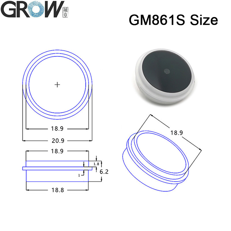 Grow GM861s USB Uart Interface 1d/2D Barcode Reader Module