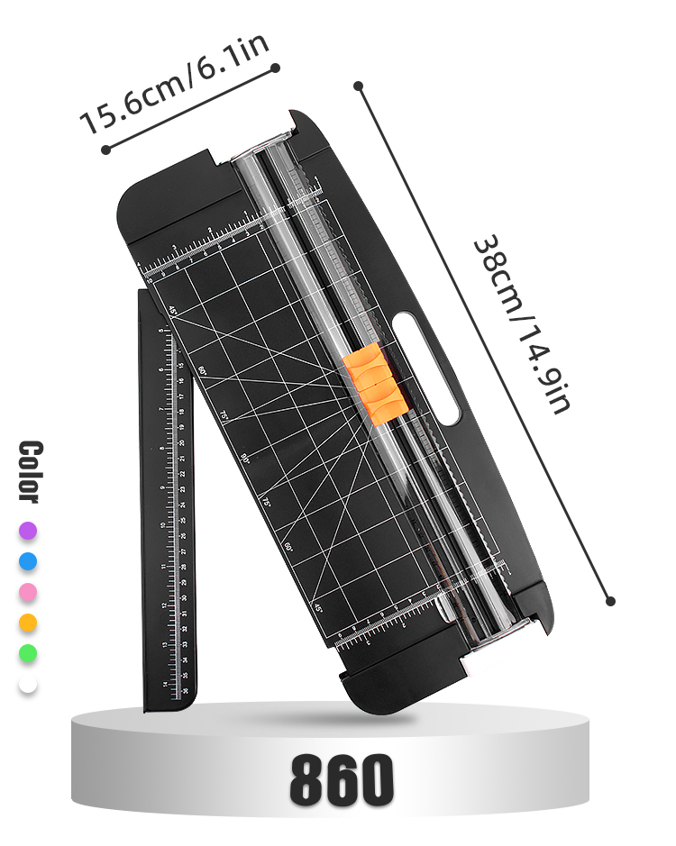 Cutting Paper Photo Card A4 Paper Trimmer Handwork Multi Color ABS Mini Paper Cutter