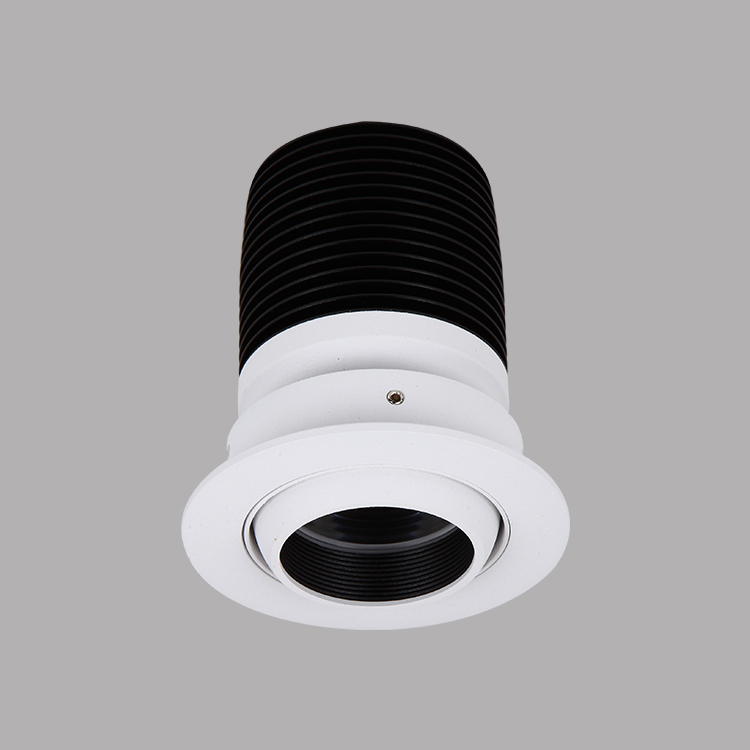 12W 900Lumens 2700K Warm White AC110-240V of LED Downlight Made in PRC black /White housing color