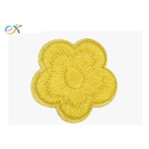 Buy cheap Custom Iron On Embroidered Patches 100% Flower Badge Embroidery Snapbacks product