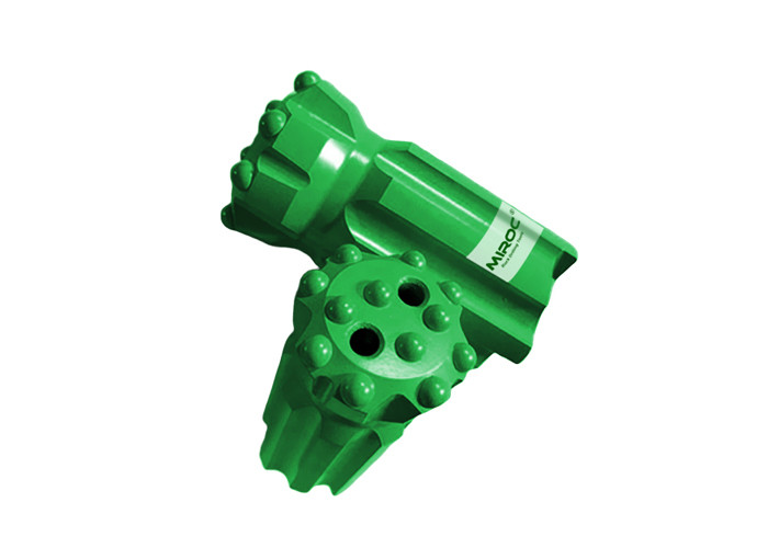 R32 R38 Rock Drill Thread Retrac Button Bit For Mining Rock Drill Machinery , Green Color
