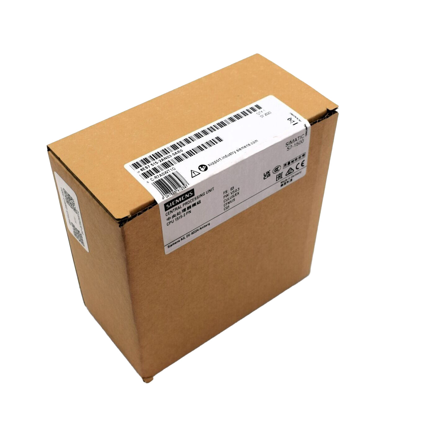 SIEMENS PLC SIMATIC S7-1500 CPU 1514SP F-2 PN 6ES7514-2SN03-0AB0 CERTIFICATES ACCORDING