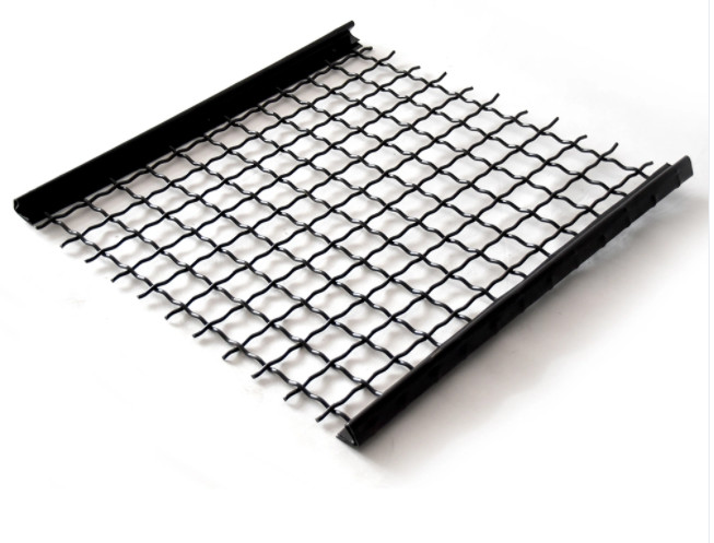 Stone Crusher Vibrating Crimped Woven Wire Mesh For Quarry Mining