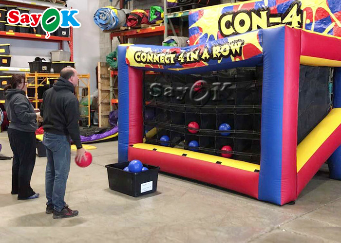 Inflatable Outdoor Games Customized 4 In Row Carnival Inflatable Basketball Game