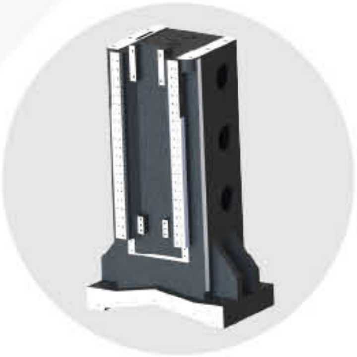 4 Axis Drilling Tapping Center DTC500 CNC Vertical Processing FANUC CNC Milling Machine