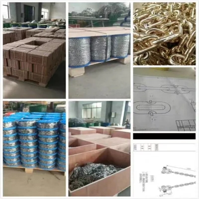 Welded Steel Link Chain Marine Fender Short Link Chain Japanese Standard