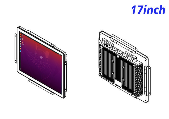 17-Inch Linux Monitor for Factory Automation and Security Systems