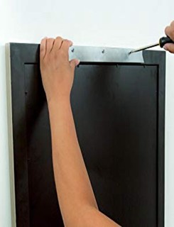French Cleat Hanger 18 Inch Z Clip Wall Mounting Brackets for Whiteboard or Headboard