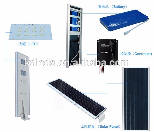 all in one solar motion sensor 10w 20w 30w 40w 50w 60w led street light price
