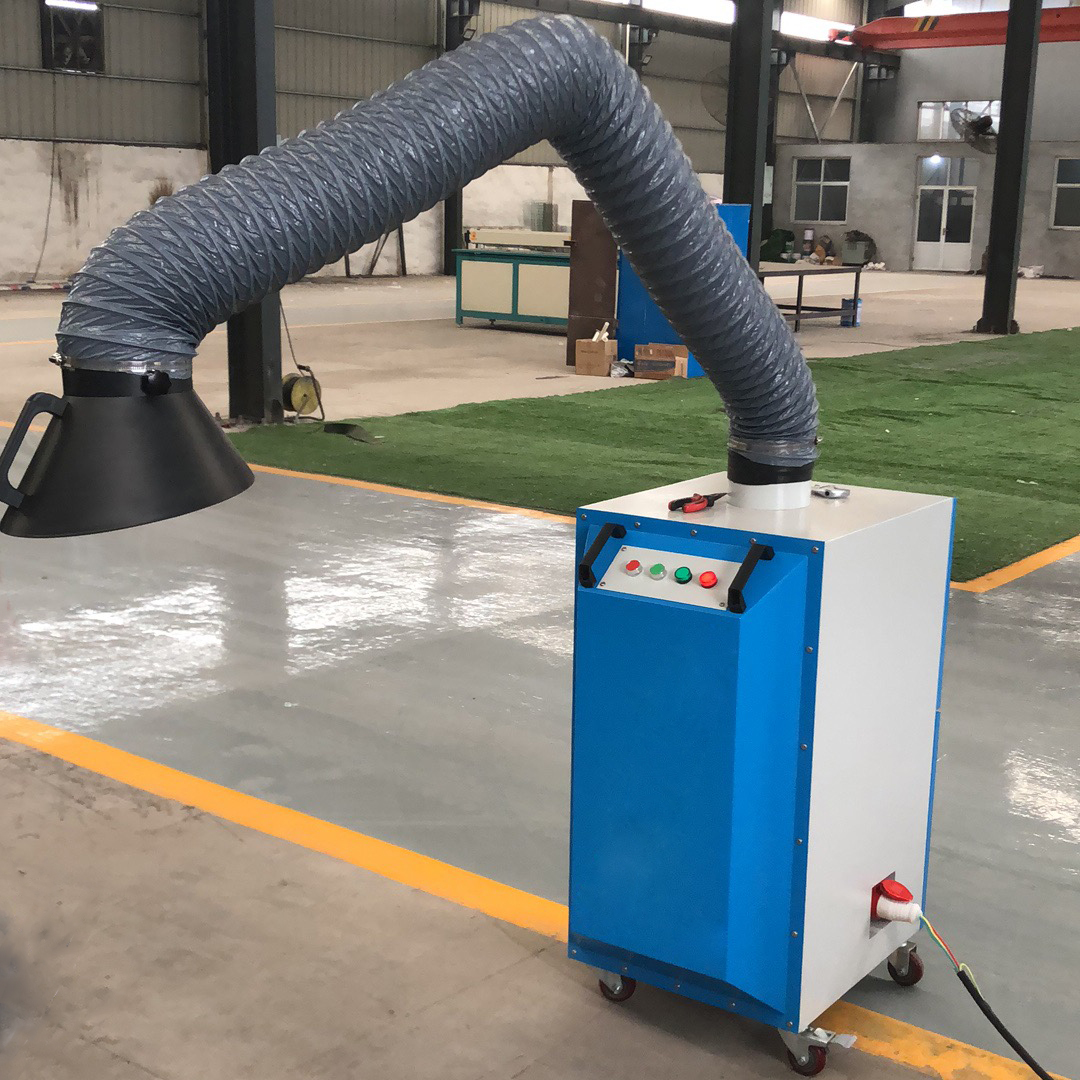 Self Cleaning Filter System Portable Welding Fume Extractor for Noise Sensitive Areas