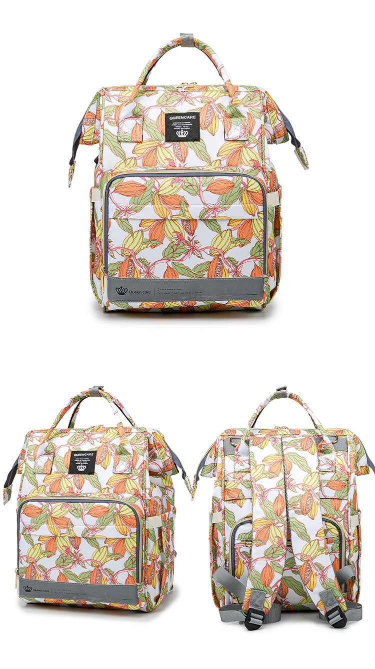 Factory Hot Sell Mommy Outdoor Travel Baby Diaper Bags Large Capacity with Kids Stroller Strap Backpack for Mom Mochila