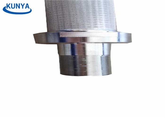 12mm Round Perforated Metal Mesh Cylinder 1um Glass Fiber Wire Mesh Tube