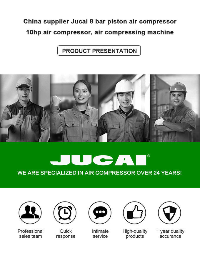 8bar 55KW Air Cooling Industrial Screw Air Compressor 1570*1150*1450