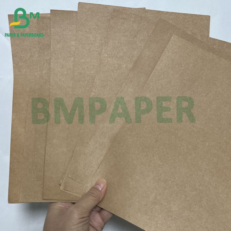 Recyclable 80gsm Excellent Strength Virgin Kraft Liner Bag Paper