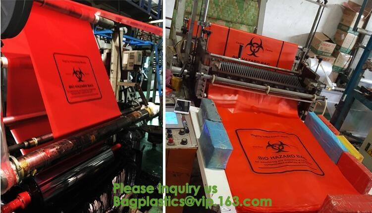 Bio Hazard Tote Bags,Stick-on Red Bio Hazard Waste Bags 6" x 6" 200/Bx,Shop Bio Hazard Shoulder bags online bagease pack