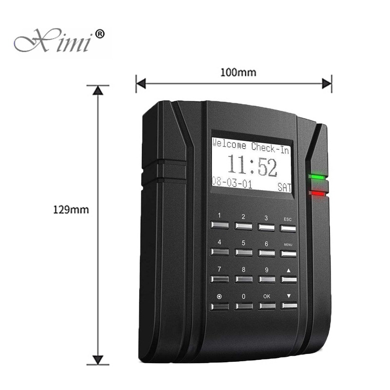 125KHZ RFID Card Access Control And Time Attendance With Keypad ZK SC203 Door Access Control System With TCP/IP