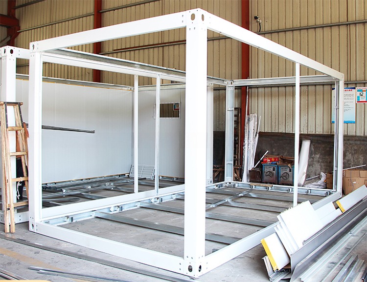 Corten-A SPA-H Main Steel Structure 6x3x2.8 Meter 20ft Galvanized Light Steel Flat Pack Prefab House Modular Home Room Container Frame