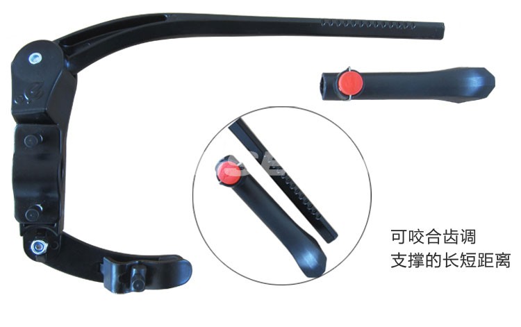 Lengthened road bicycle parts of cycle kickstand/bicycle foot support
