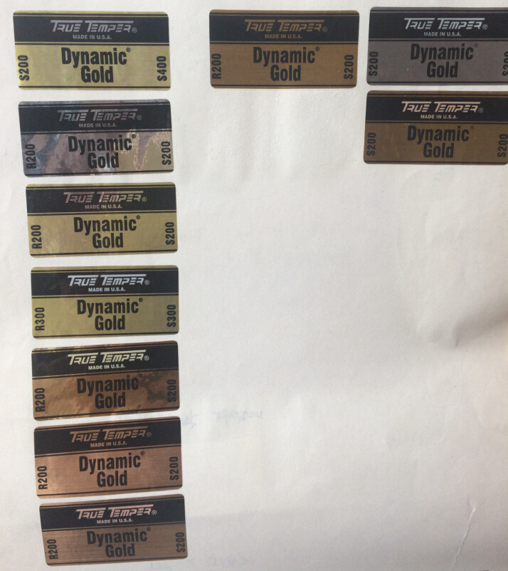 golf label , golf labels , golf shaft label, golf shaft labels , golf tag