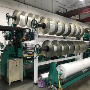Air mesh and spacer fabric double needle bed raschel machine