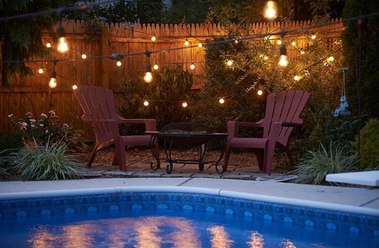 Controller Included 48 Foot Waterproof Outdoor LED String Lights