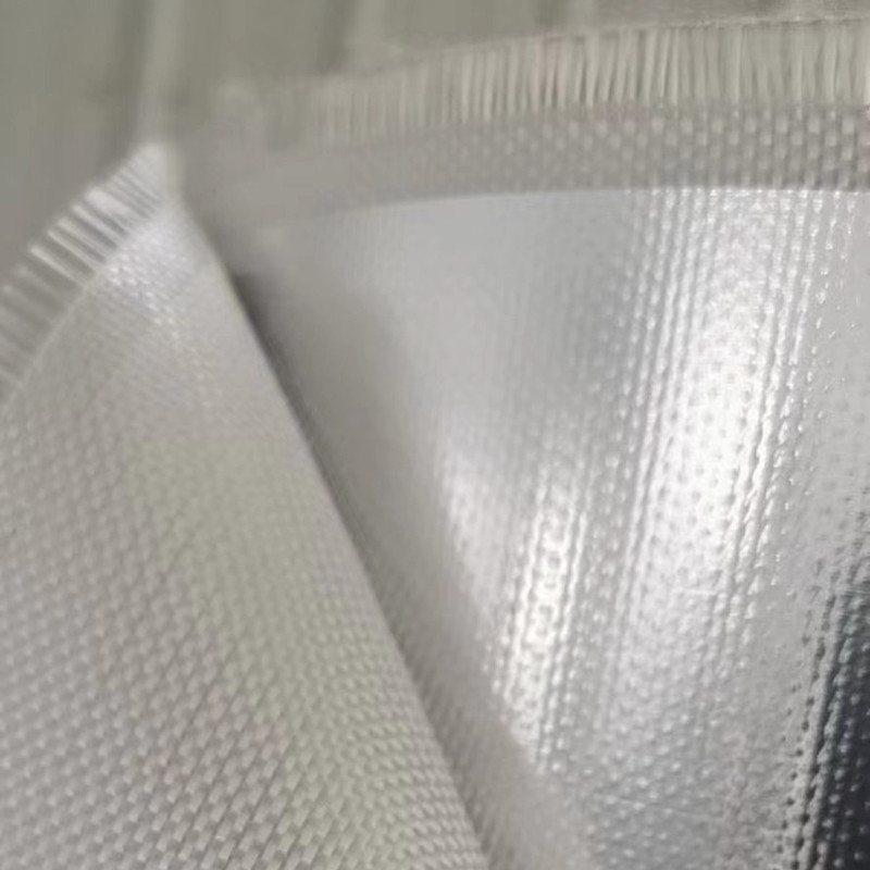 Silver Aluminum Foil Fiberglass Cloth Waterproof Alkali Free