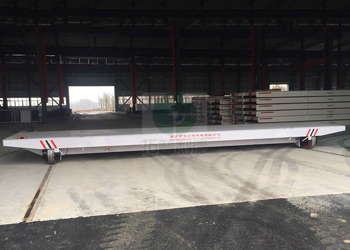 Workshop Electrically Operated Inter Bay Transfer Carts On Rail for Horizontal Transport of Materials