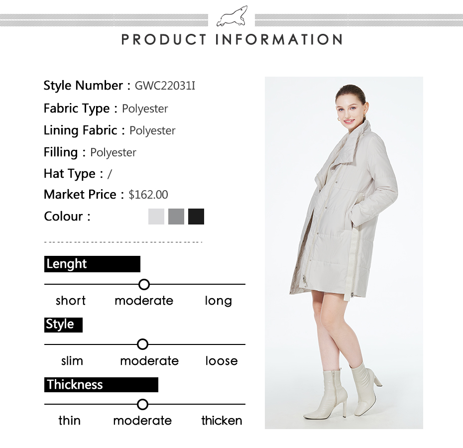 Knee-Length Insulation, belt design, no hooked, nice colours out coat, spring and autumn, no Hooded woman coat