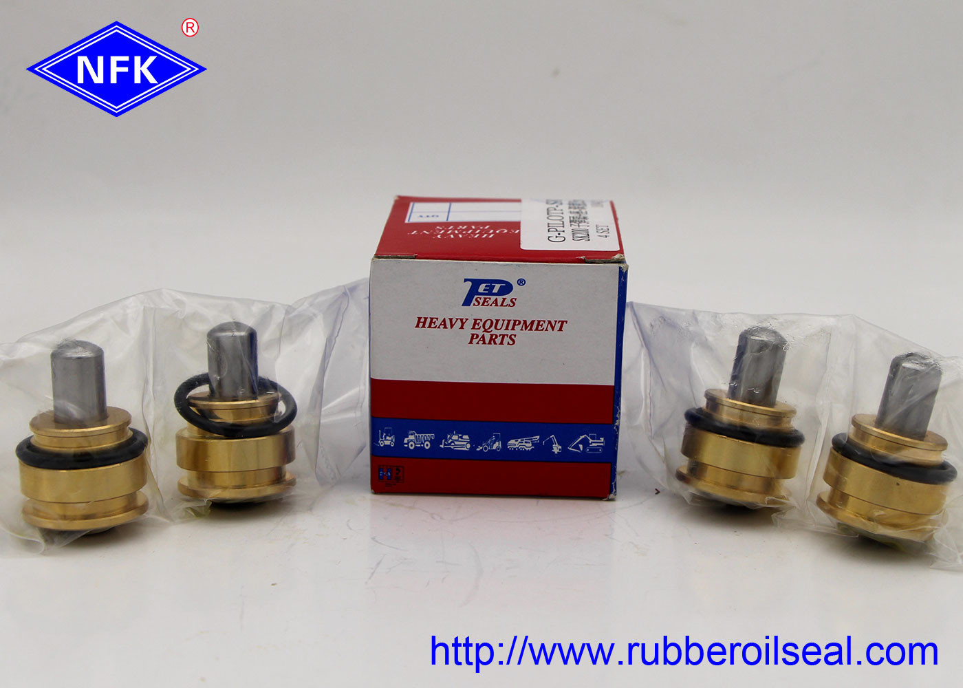 Metal Pilot Valve Pusher Excavator Engine Parts KOBELCO SK200 SK300 SK400