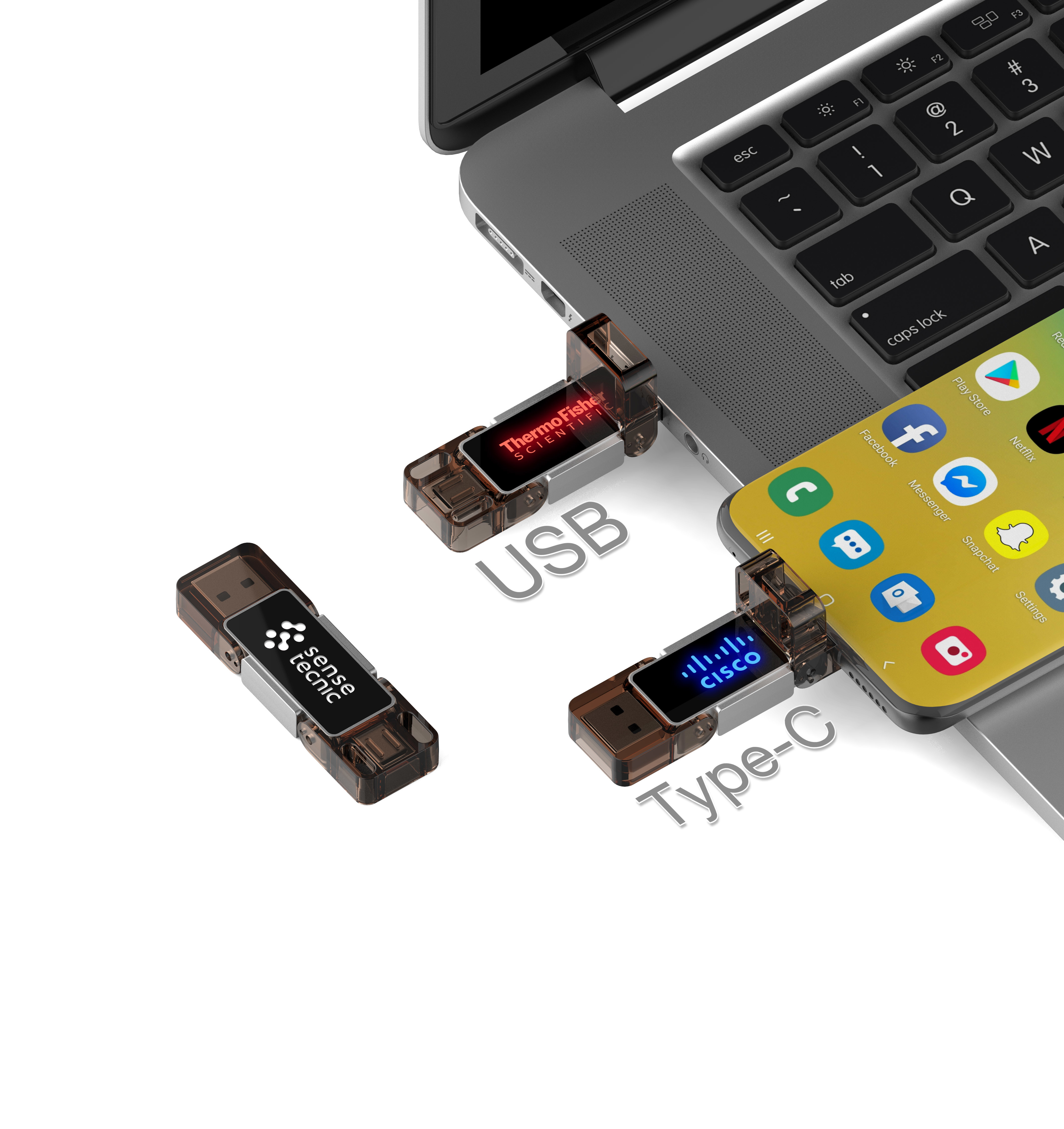 High-Performance OTG USB Flash Drive with UDP Grade A and USB 2.0 for Your Requirements