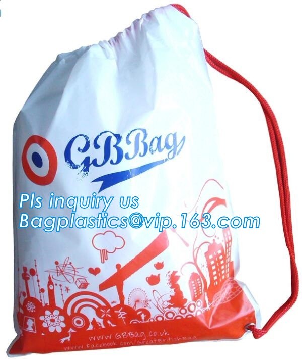 Biodegradable 22" X 28" Nylon Laundry Bags Two Shoulder Straps For Easy Backpack Carrying With bagplastics bagease packa