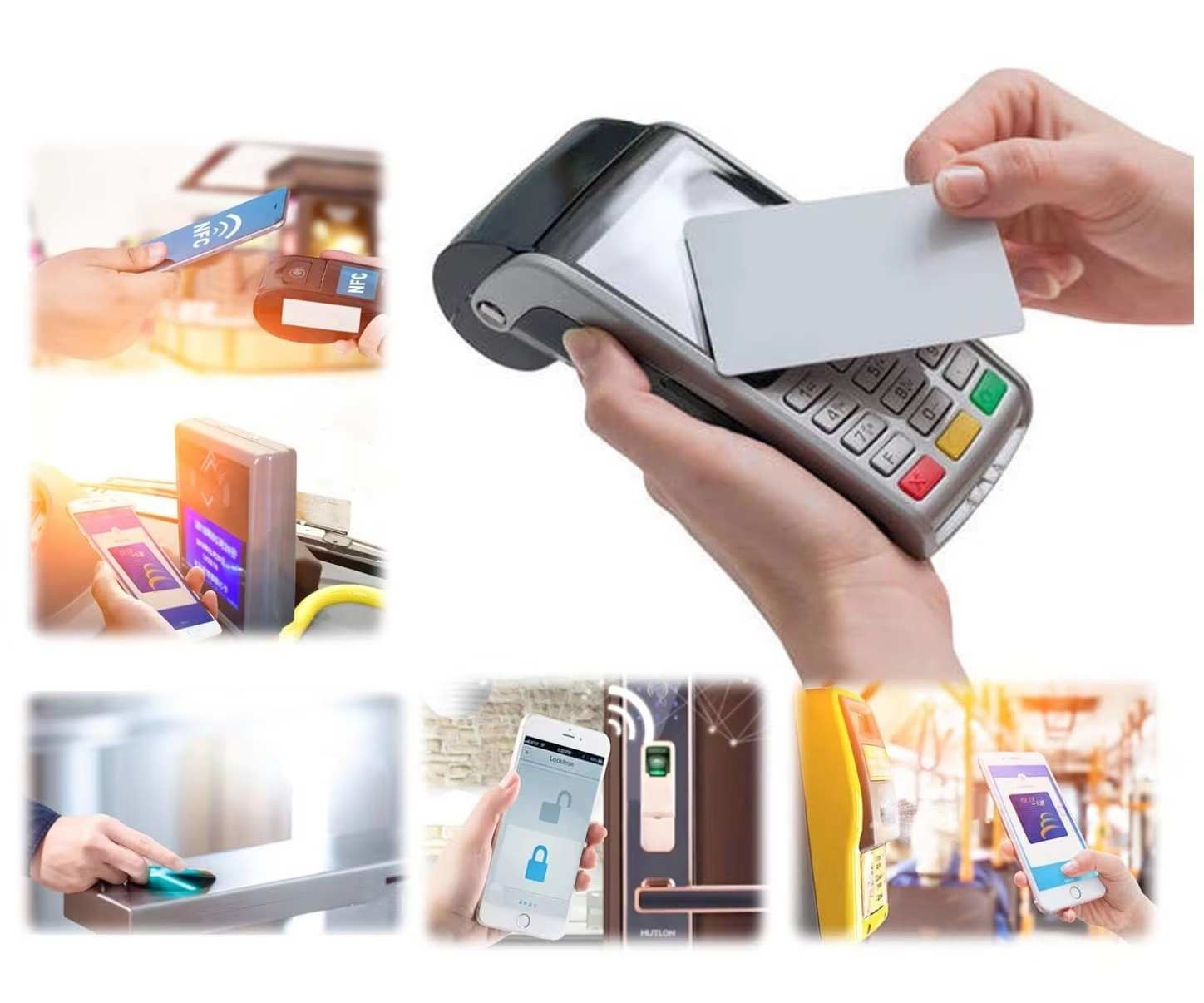 Customized 13.56MHz RFID Smart NFC NTAG 215 Access Control PVC Proximity Cards