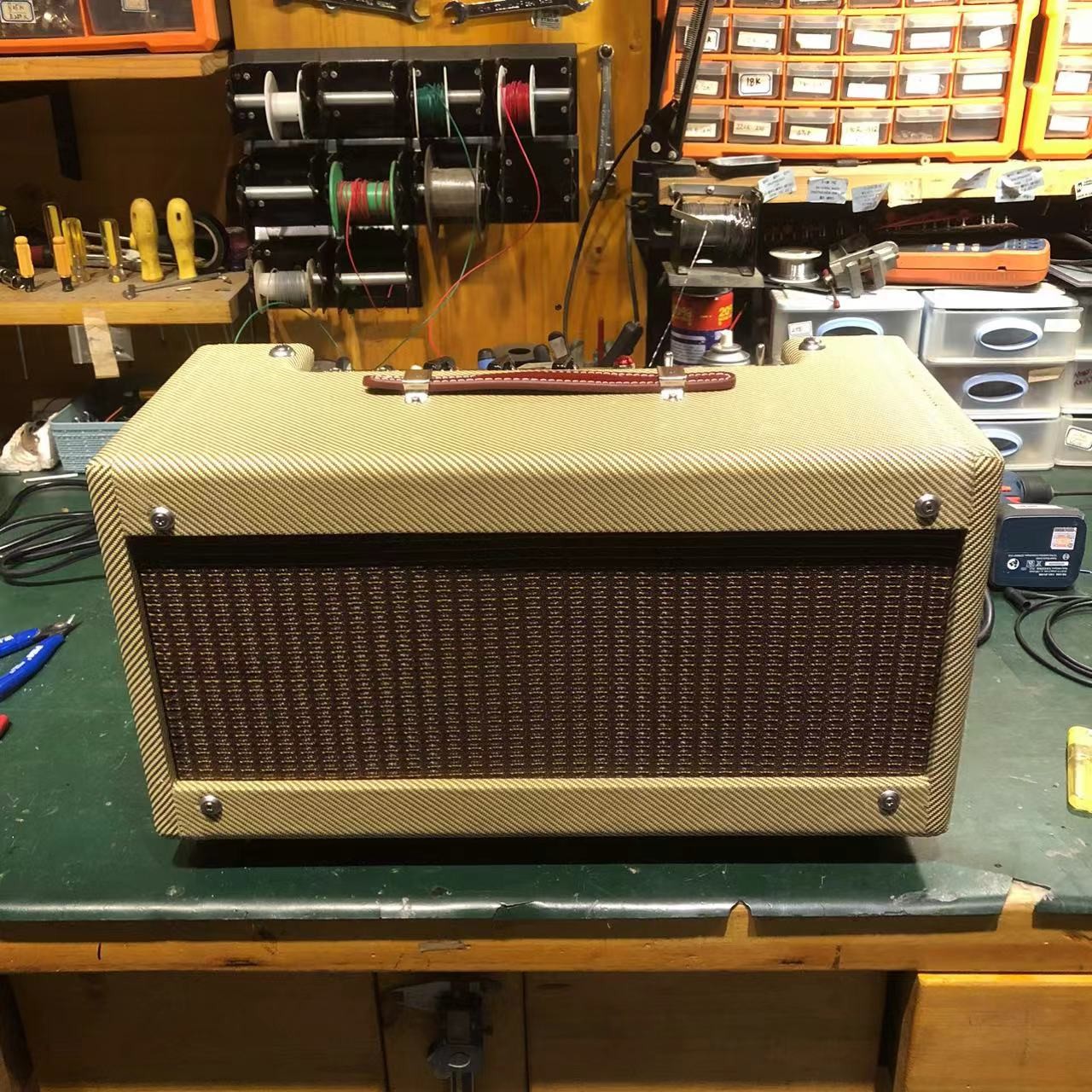 2025 Tweedle Dee Deluxe 5E3 Classic Dumble Style Mods Tweed Head, Pure Handed with Eyelet Board, 6V6GT*2, 12AX7*2, 5Y3GT*1, Grand Amplifier, Accept