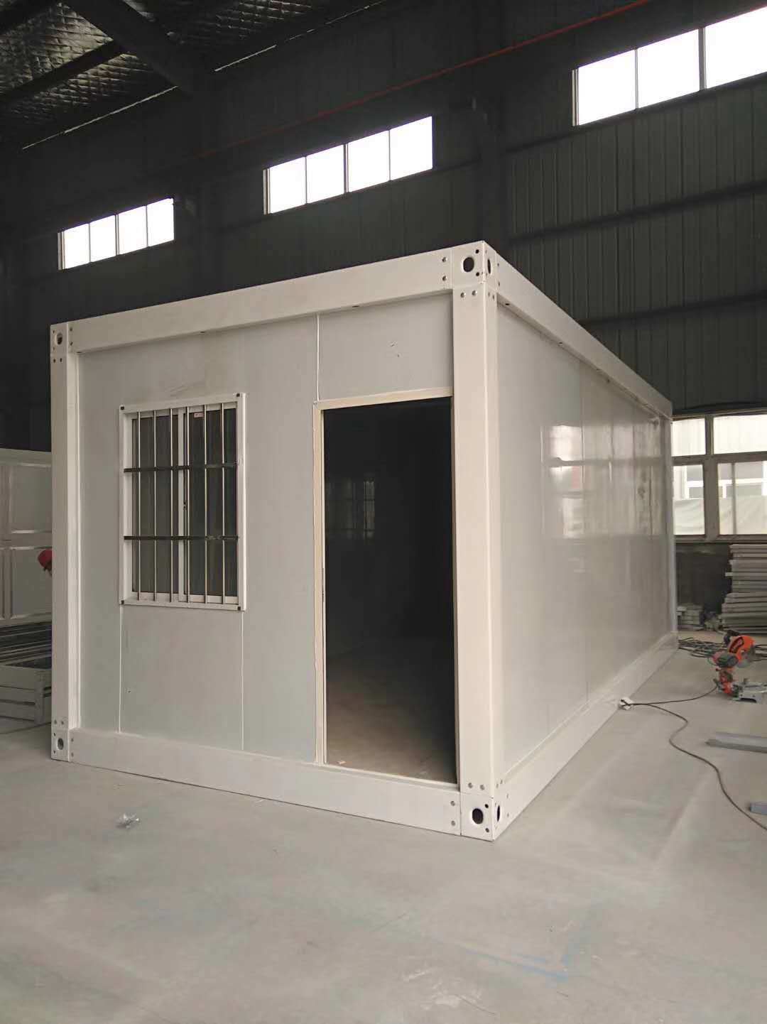 2 Floor Flat Pack Prefab Container Van House With Light Steel Frame Sandwich Panel Wall