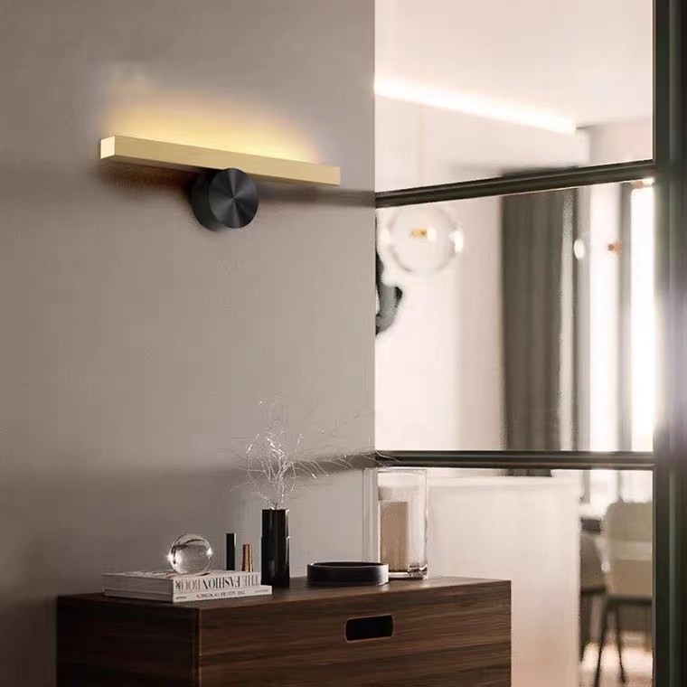 Kids Room Minimalist LED Bedroom Black Wall Lamp Low Voltage Wall Lights