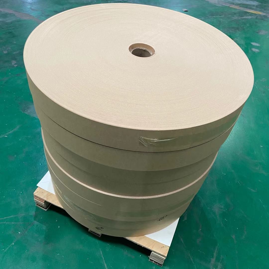 High Bulk Paper Cup Bottom Roll PE Protective Film Virgin Wood Pulp