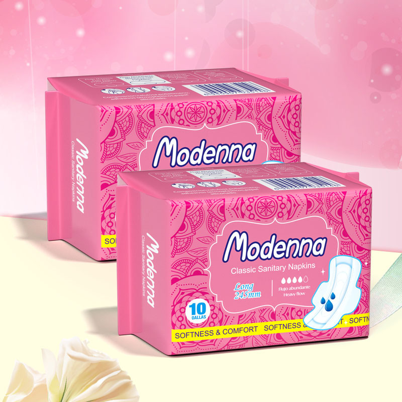 Lightweight Cotton Women's Sanitary Napkins Eco Friendly Menstrual Period Pads