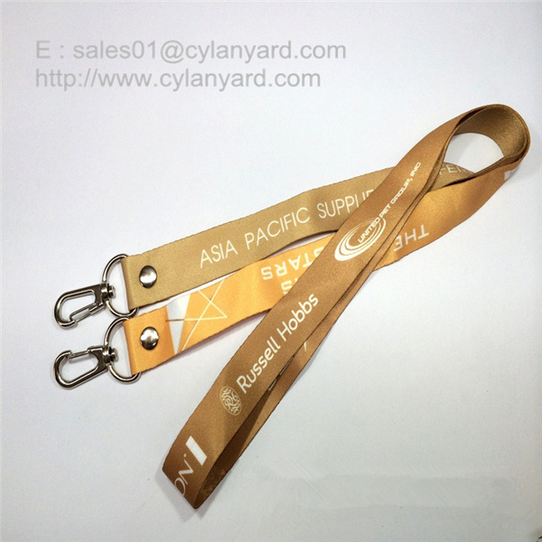 double ended Lanyard with metal snap hooks